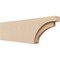 Ekena Millwork 2in. W x 6in. H x 20in. L Rivera Woodgrain TimberThane Rafter Tail, Primed Tan RFTUR02X06X20RIVRCPR - alternate 1